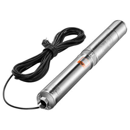 Deep Well Submersible Pump, 1100W, 75 m Head, IP68