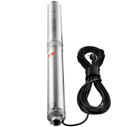 Deep Well Submersible Pump 2HP 230V, 108m Head