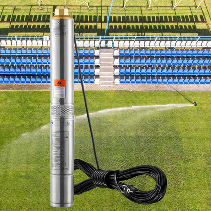 Deep Well Submersible Pump, 370W 230V, 50m Head