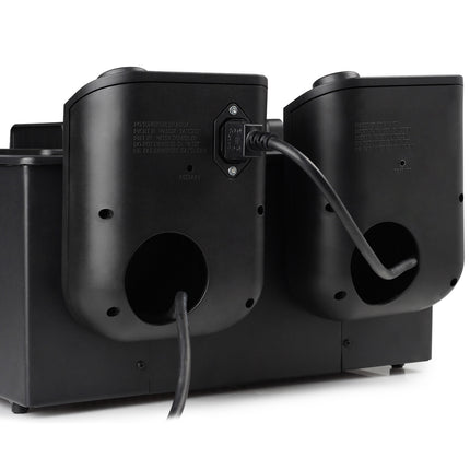 Friteuse Double 2x3L 2x1800W Noir