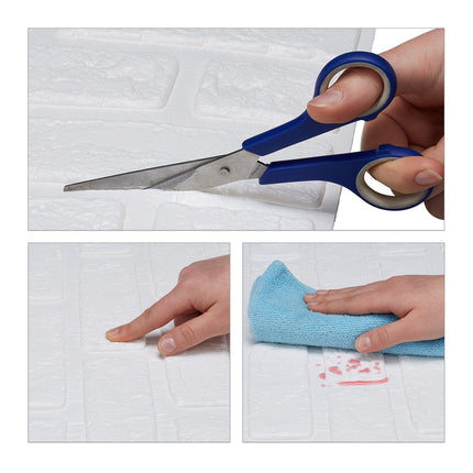 Lot de 10 briques Dekorplast