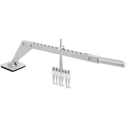 Dent Puller Lever Bar, 6-Claw Hooks, Adjustable Foot