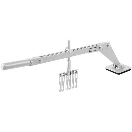 Dent Puller Lever Bar, 6-Claw Hooks, Adjustable Foot