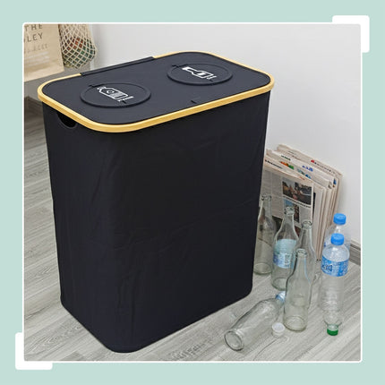 Deposit Bottle Recycling Bin, 2 Sections, 60–100 Bottles