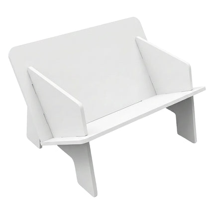 Desk Bookshelf Organiser for Notebooks and Books, White PVC, 3 kg Load