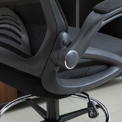 Ergonomischer Bürostuhl, drehbar, Netzstoff, 360°, 120 kg Tragkraft