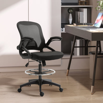 Ergonomischer Bürostuhl, drehbar, Netzstoff, 360°, 120 kg Tragkraft