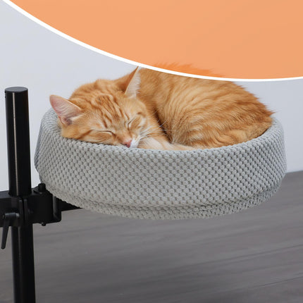 Schreibtisch-Katzenbett – Höhenverstellbar, Weiches Nest
