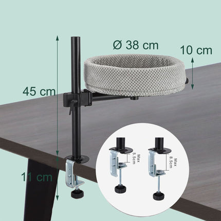 Schreibtisch-Katzenbett – Höhenverstellbar, Weiches Nest