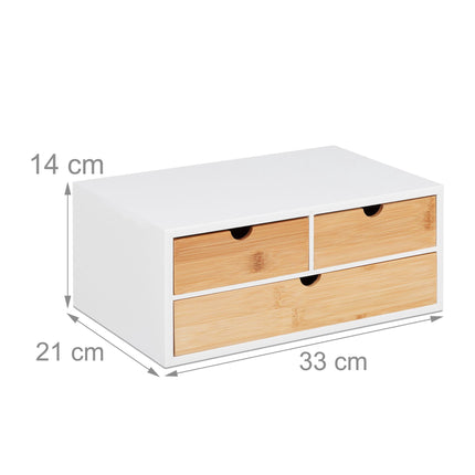 Stolní organizér se 3 zásuvkami