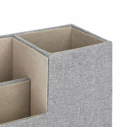 Schreibtisch-Organizer in Stoffoptik