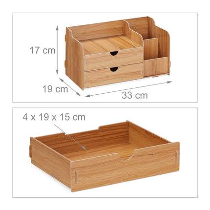 Schreibtisch-Organizer mit Schubladen