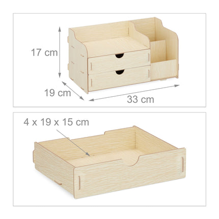 Schreibtisch-Organizer mit Schubladen