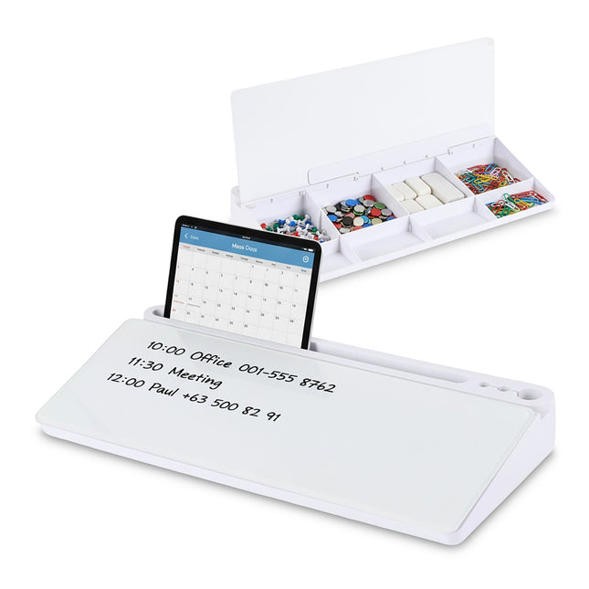 Schreibtisch-Organizer mit 8 Fächern und Memoboard