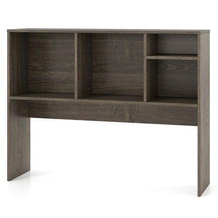 Tischregal mit 4 Fächern, 94x25x73 cm, Grau