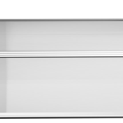 Außentür aus Aluminium, UV- und Regenschutz, schwarz