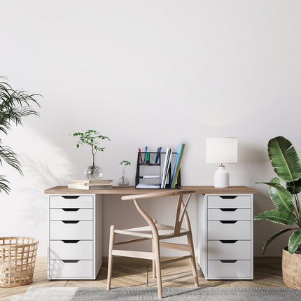 Desk organization 7 metal shelves