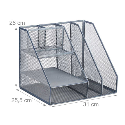 Desk organization 7 metal shelves