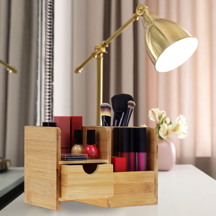 Organisation de bureau en bambou