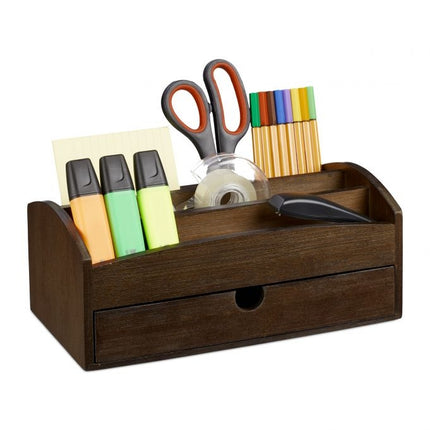 Organisation de bureau en bambou
