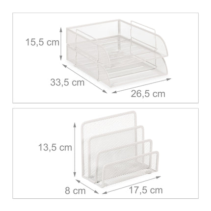 Ensemble d'organisation de bureau 7 pièces