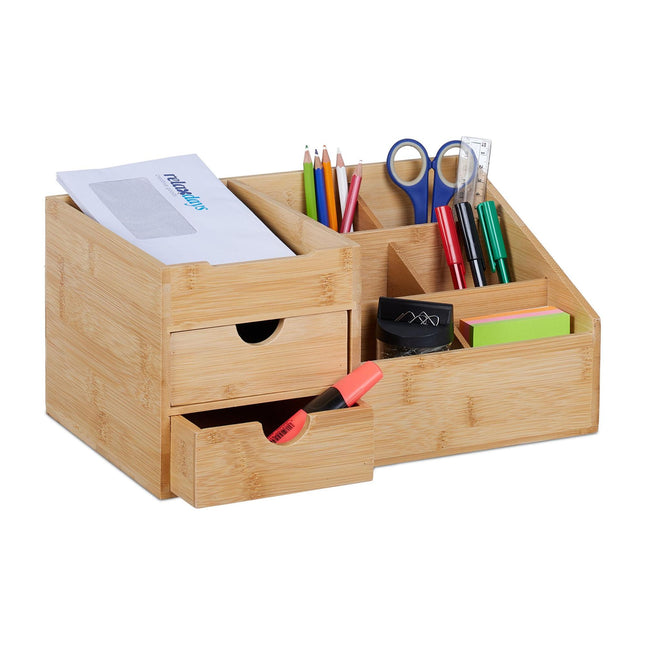 Schreibtischorganisation mit 2 Schubladen