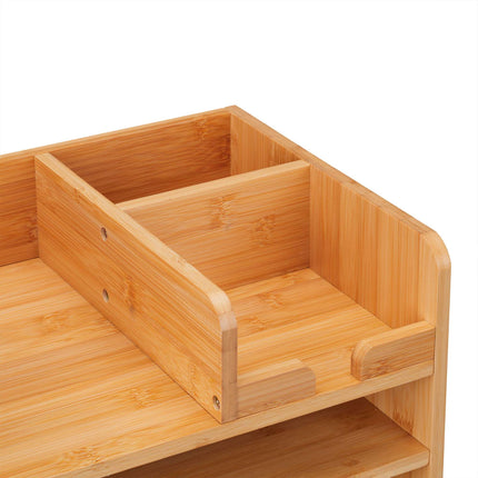 Desk organization with 2 drawers