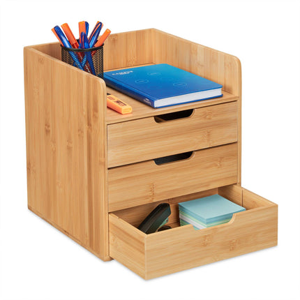 Schreibtischorganisation mit 3 Schubladen