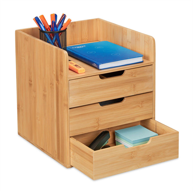 Schreibtischorganisation mit 3 Schubladen