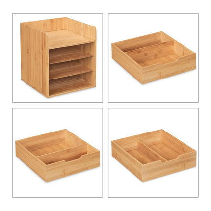 Schreibtischorganisation mit 3 Schubladen
