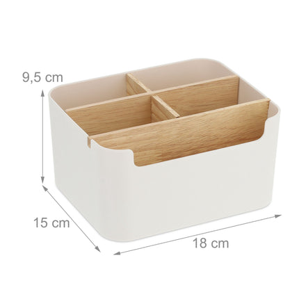 Organisation de bureau avec 5 compartiments