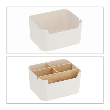 Organisation de bureau avec 5 compartiments