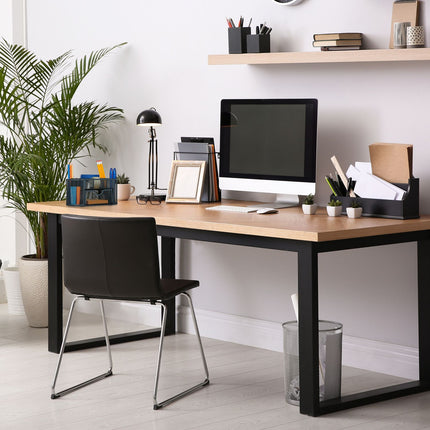 Desk organization with 9 compartments