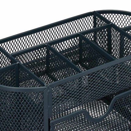 Desk organization with 9 compartments