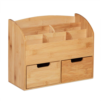 Desk organization with drawers
