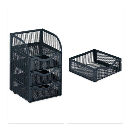 Schreibtischorganisation mit Schubladen