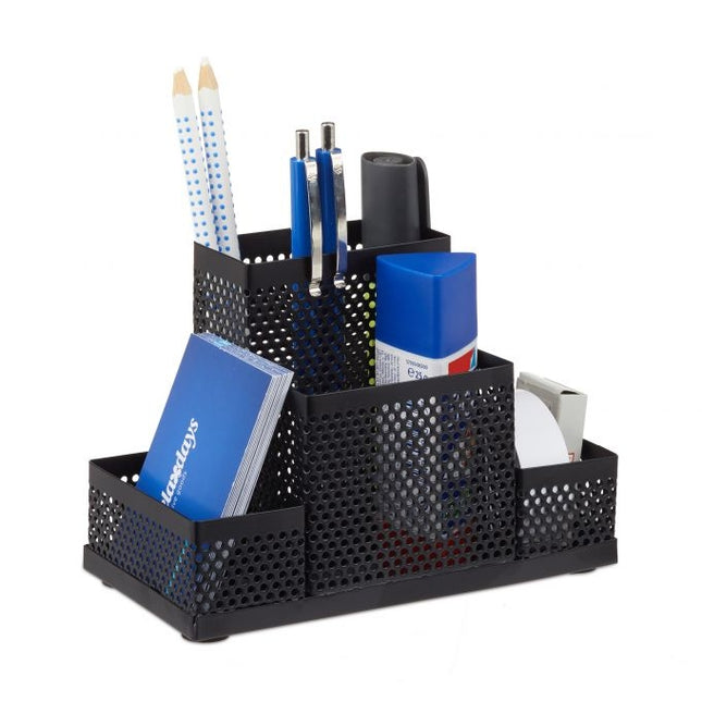 Schreibtisch-Organizer Metall Perforiert