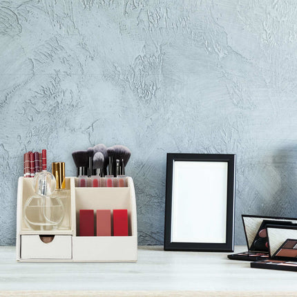 Organiseur de bureau en cuir artificiel