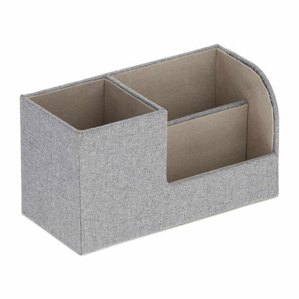 Organiseur de bureau en lin