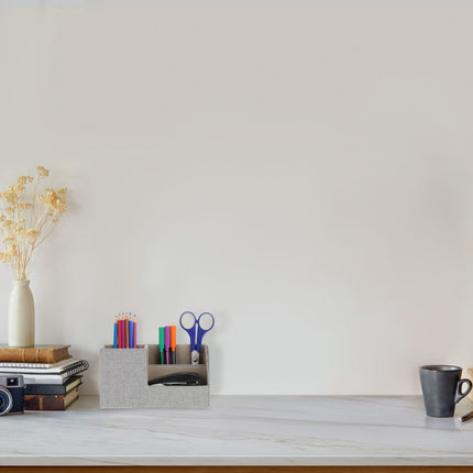 Organiseur de bureau en lin