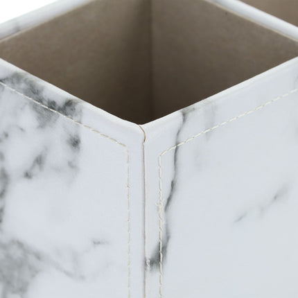 Organiseur de bureau aspect marbre