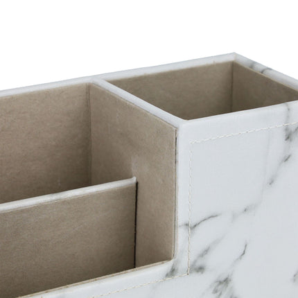 Organiseur de bureau aspect marbre
