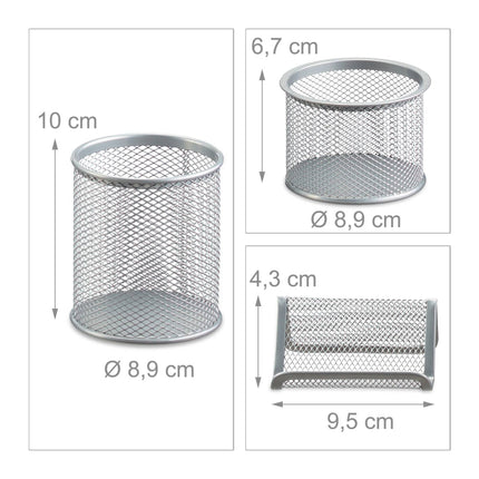 Desk organizer set, 6 parts