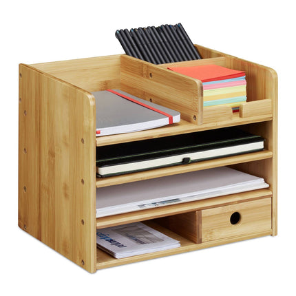 Desk storage bamboo