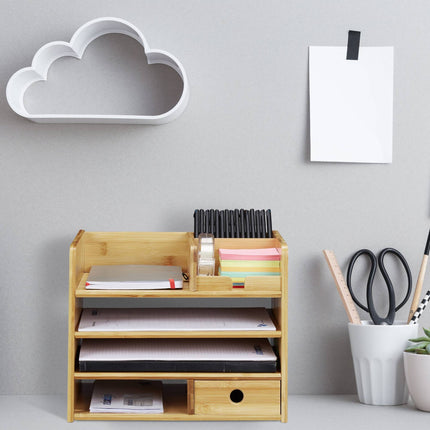 Desk storage bamboo