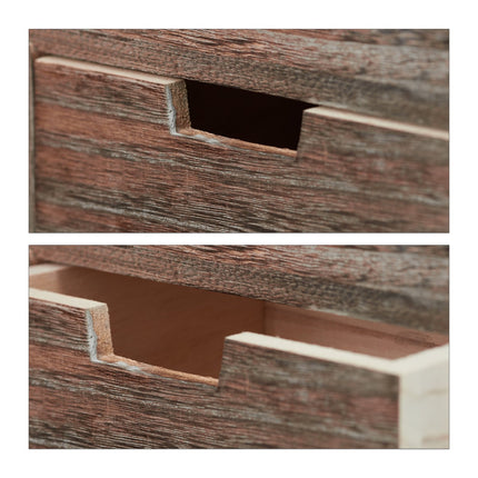 Rangement de bureau en bois