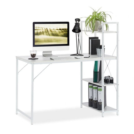 Desk with shelf