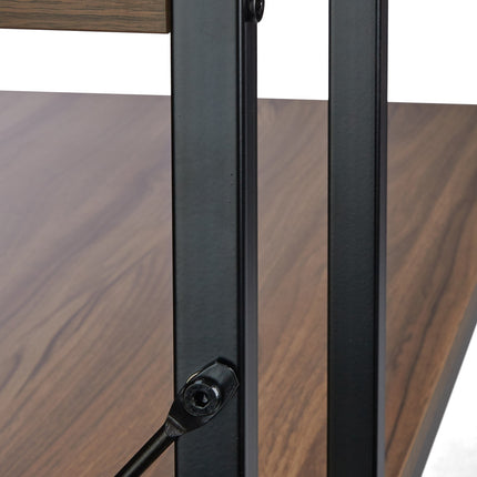 Desk with shelf