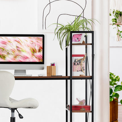 Desk with shelf