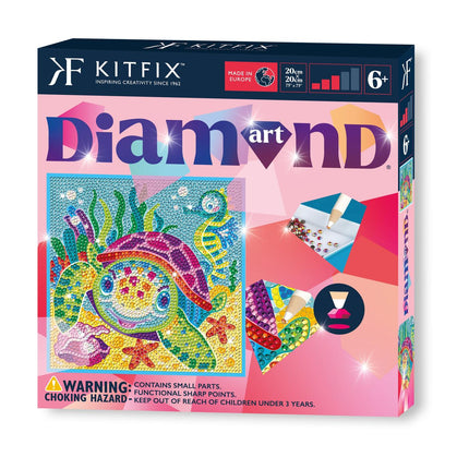 Diamond Painting Schildkröte DIY Set, Bastelset für jedes Alter